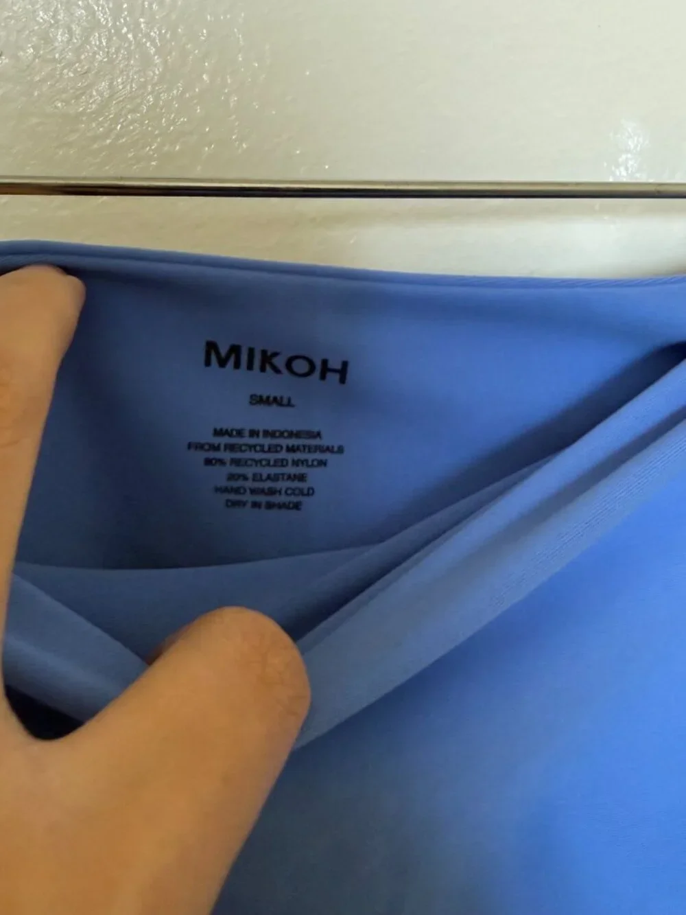 NWT Mikoh Blue Bikini Bottom S